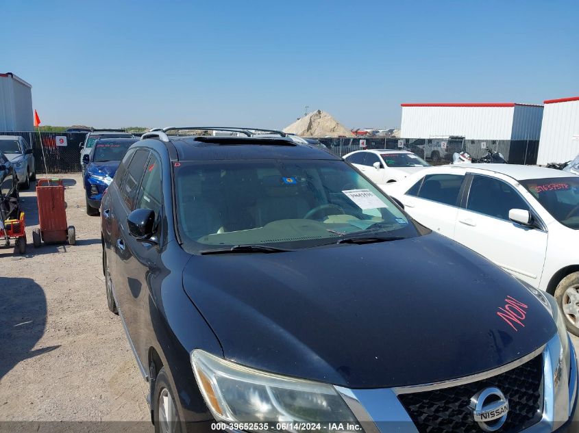 2013 Nissan Pathfinder Platinum VIN: 5N1AR2MN8DC627900 Lot: 39652535