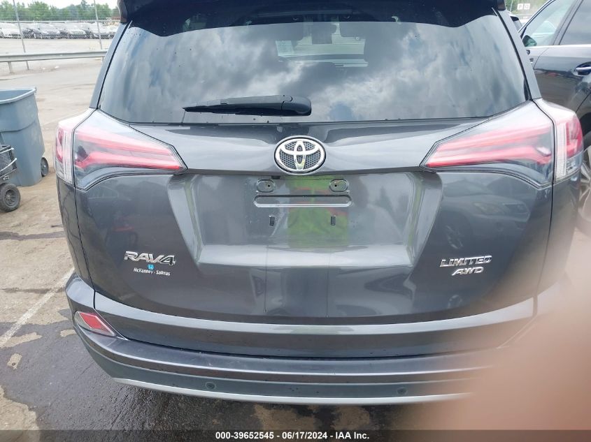 2017 Toyota Rav4 Limited VIN: 2T3DFREV7HW661069 Lot: 39652545