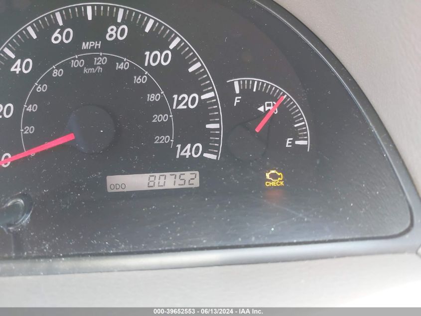 2005 Toyota Camry Le V6 VIN: 4T1BF30K85U595430 Lot: 39652553