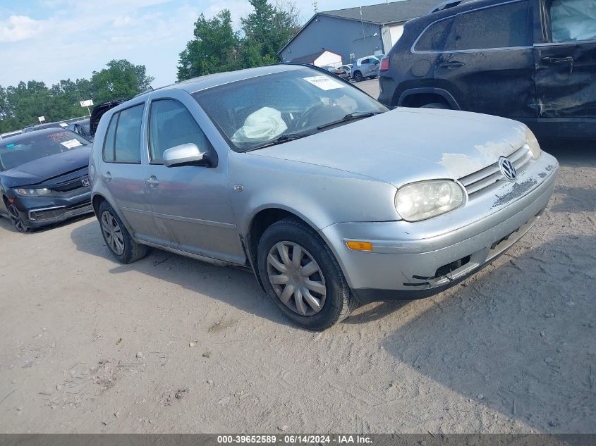 2002 Volkswagen Golf Gls 2.0L VIN: 9BWGK61J224046000 Lot: 39652589