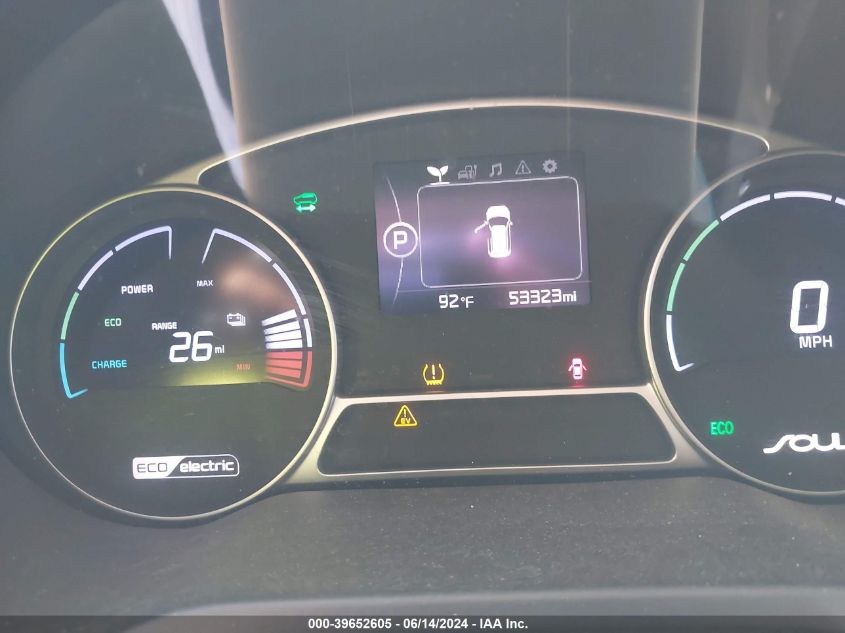 2016 Kia Soul Ev + VIN: KNDJX3AE8G7007436 Lot: 39652605