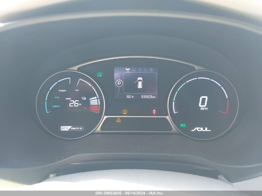 2016 Kia Soul Ev + VIN: KNDJX3AE8G7007436 Lot: 39652605