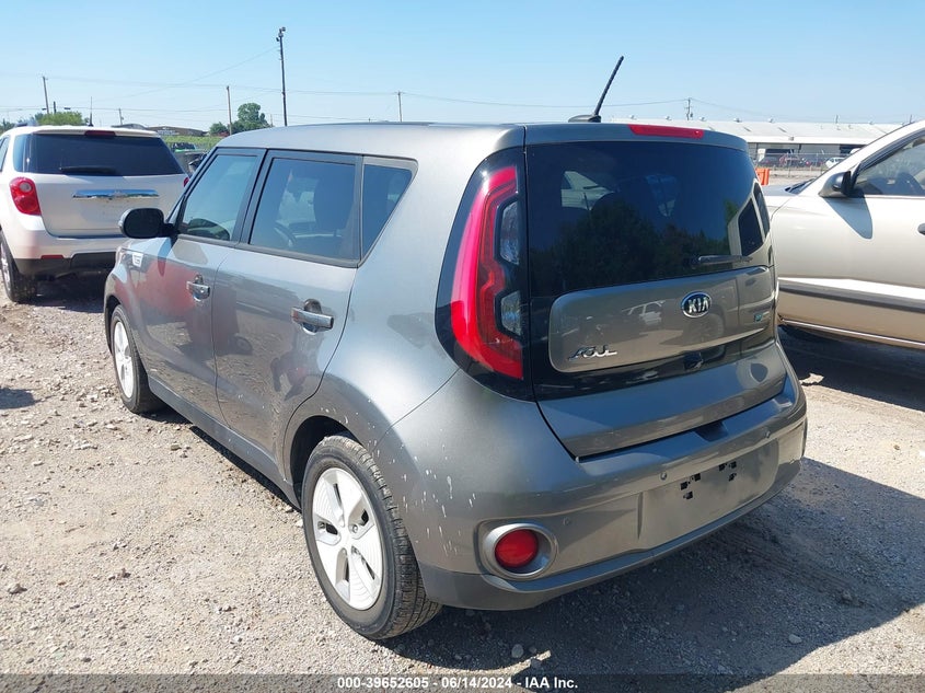 2016 Kia Soul Ev + VIN: KNDJX3AE8G7007436 Lot: 39652605