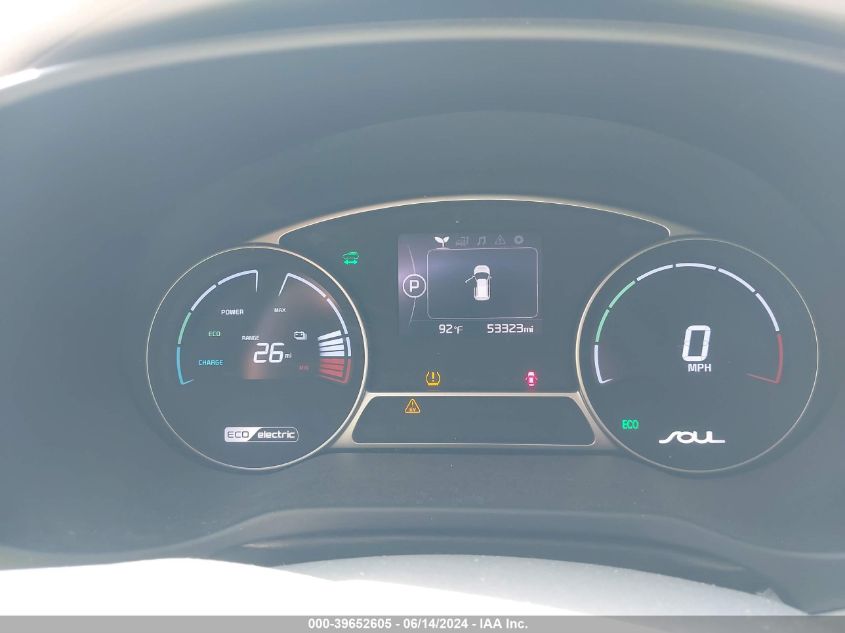 2016 Kia Soul Ev + VIN: KNDJX3AE8G7007436 Lot: 39652605