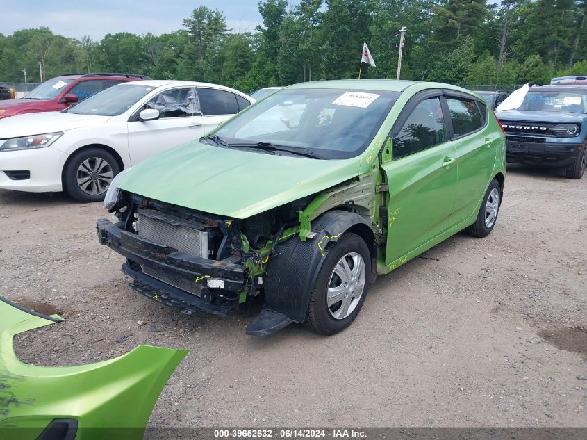 2013 Hyundai Accent Gs VIN: KMHCT5AE0DU128857 Lot: 39652632