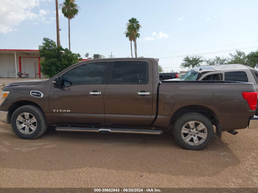 2017 Nissan Titan Sv VIN: 1N6AA1EK8HN532805 Lot: 39652643