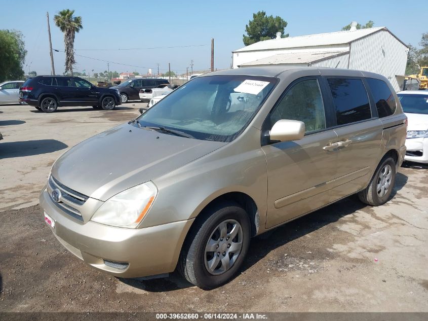 2007 Kia Sedona VIN: KNDMB133876149254 Lot: 39652660