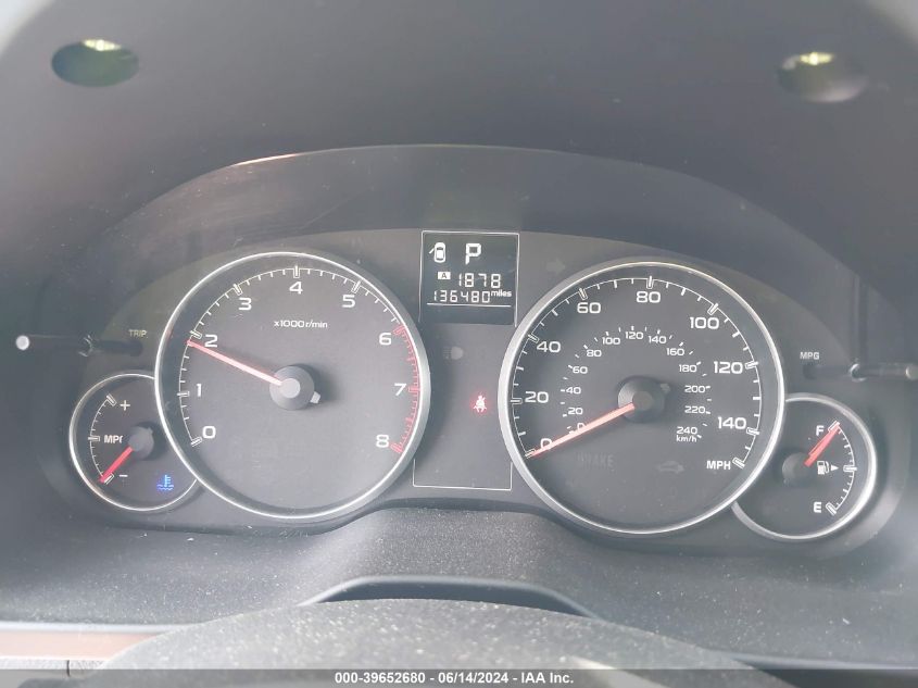 2014 Subaru Legacy 2.5I Premium VIN: 4S3BMBD69E3006084 Lot: 39652680