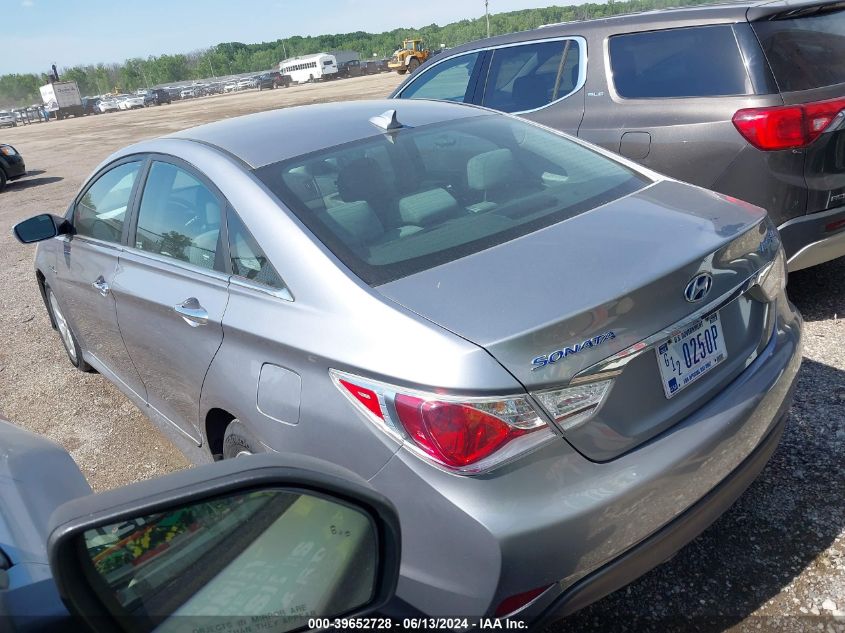 2015 Hyundai Sonata Hybrid VIN: KMHEC4A4XFA130422 Lot: 39652728