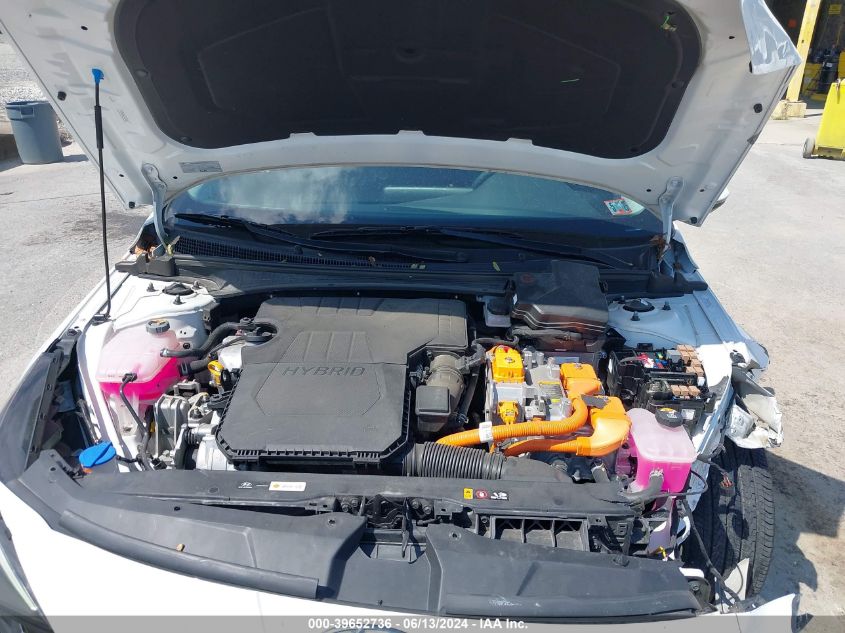 2022 Hyundai Elantra Hybrid Limited VIN: KMHLN4AJ7NU016513 Lot: 39652736