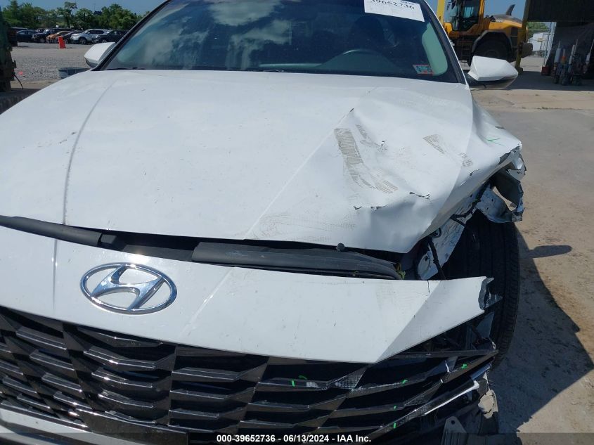 2022 Hyundai Elantra Hybrid Limited VIN: KMHLN4AJ7NU016513 Lot: 39652736