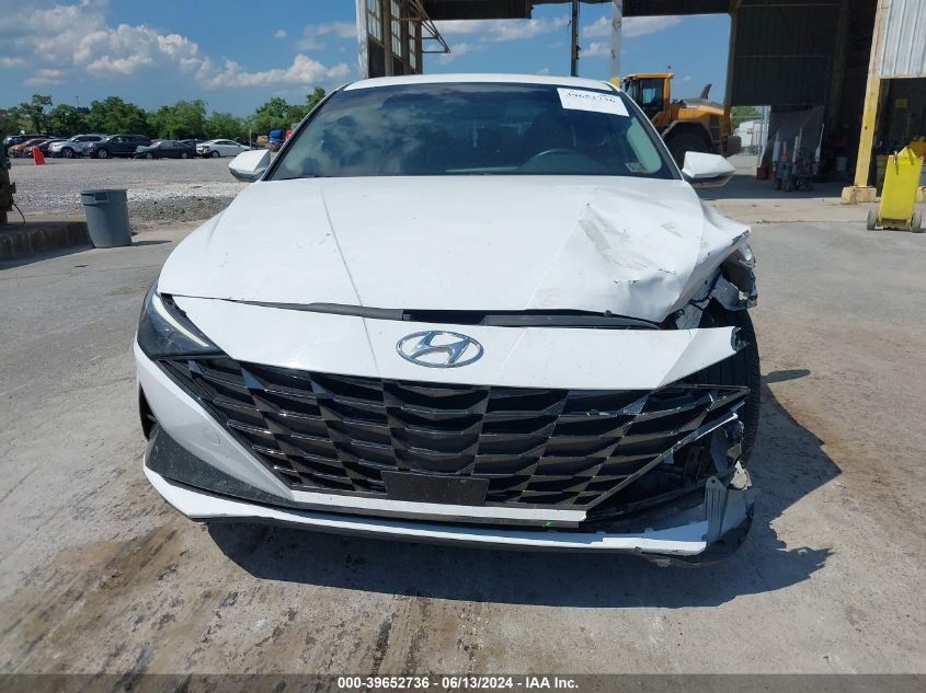 2022 Hyundai Elantra Hybrid Limited VIN: KMHLN4AJ7NU016513 Lot: 39652736