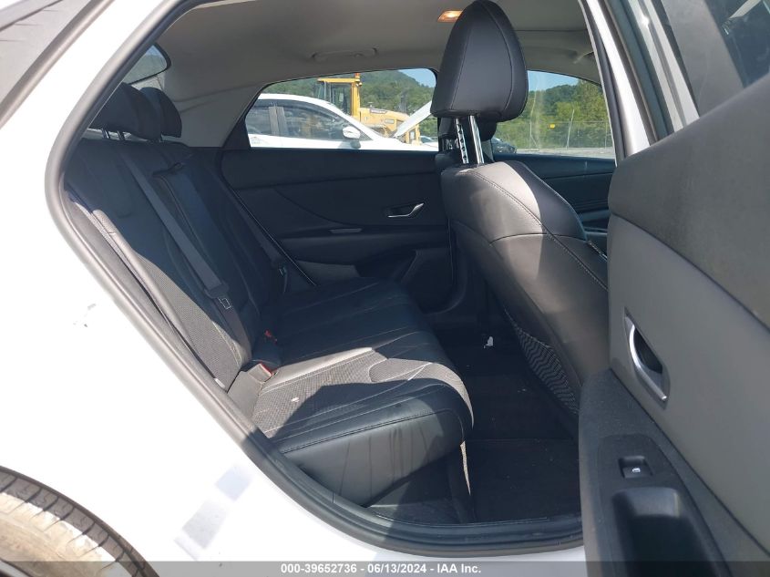 2022 Hyundai Elantra Hybrid Limited VIN: KMHLN4AJ7NU016513 Lot: 39652736