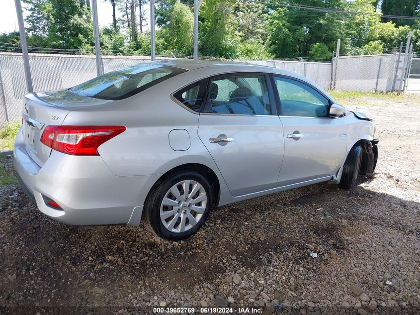 VIN 3N1AB7AP9HY237464 2017 NISSAN SENTRA SV