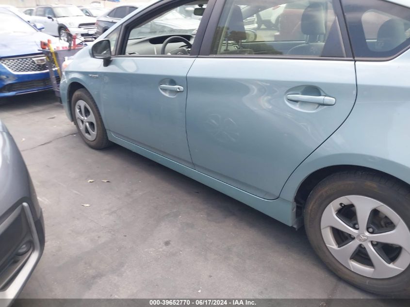 2015 Toyota Prius Three VIN: JTDKN3DU1F1884297 Lot: 39652770