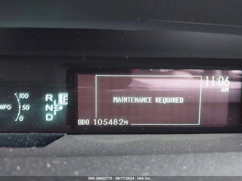 2015 Toyota Prius Three VIN: JTDKN3DU1F1884297 Lot: 39652770