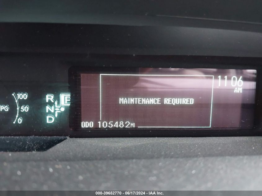 2015 Toyota Prius Three VIN: JTDKN3DU1F1884297 Lot: 39652770