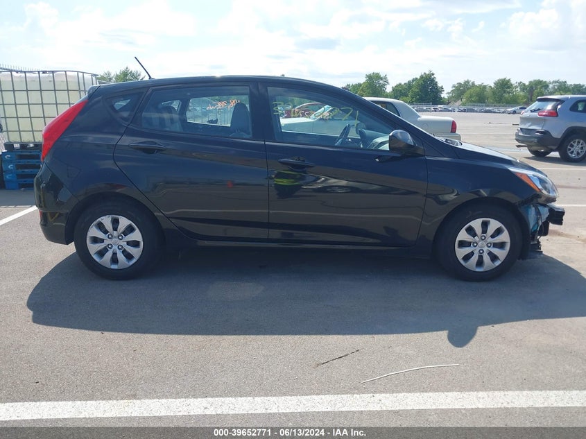 2017 Hyundai Accent Se VIN: KMHCT5AE7HU311808 Lot: 39652771