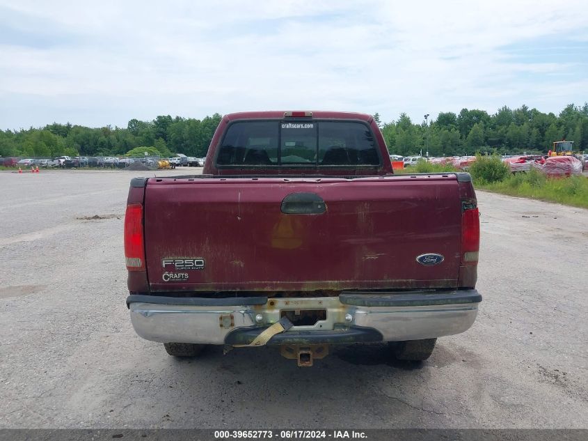 1999 Ford F-250 Lariat/Xl/Xlt VIN: 1FTNW21S3XEE50285 Lot: 39652773