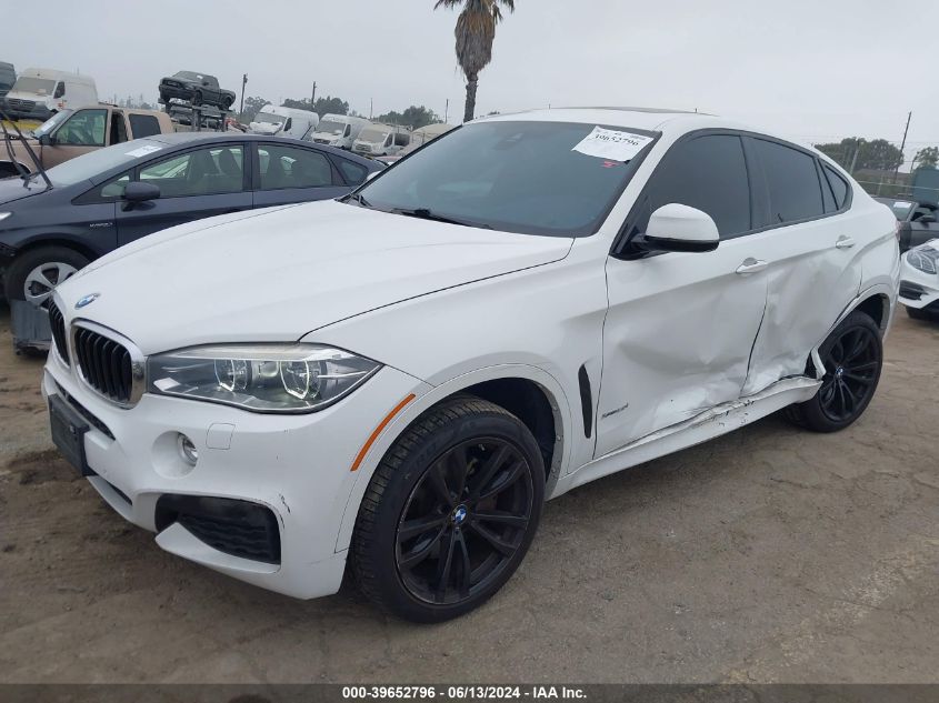 VIN 5UXKU6C59H0S82592 2017 BMW X6, Xdrive50I no.2