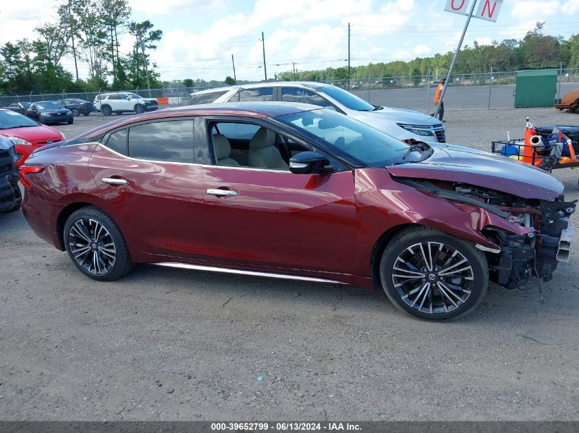 2017 Nissan Maxima 3.5 Sv VIN: 1N4AA6APOHC411463 Lot: 39652799