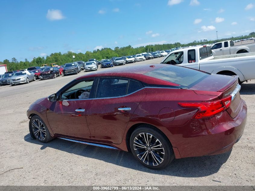 2017 Nissan Maxima 3.5 Sv VIN: 1N4AA6APOHC411463 Lot: 39652799