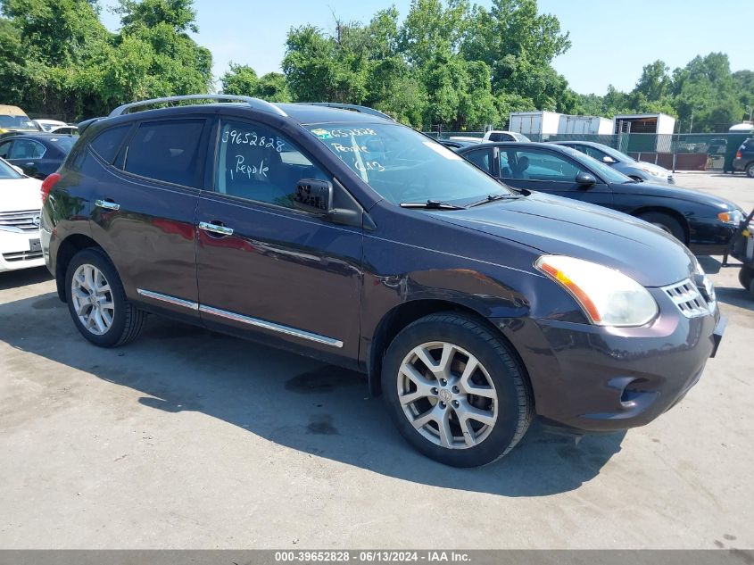 2013 Nissan Rogue Sv W/Sl Pkg VIN: JN8AS5MV5DW614454 Lot: 39652828