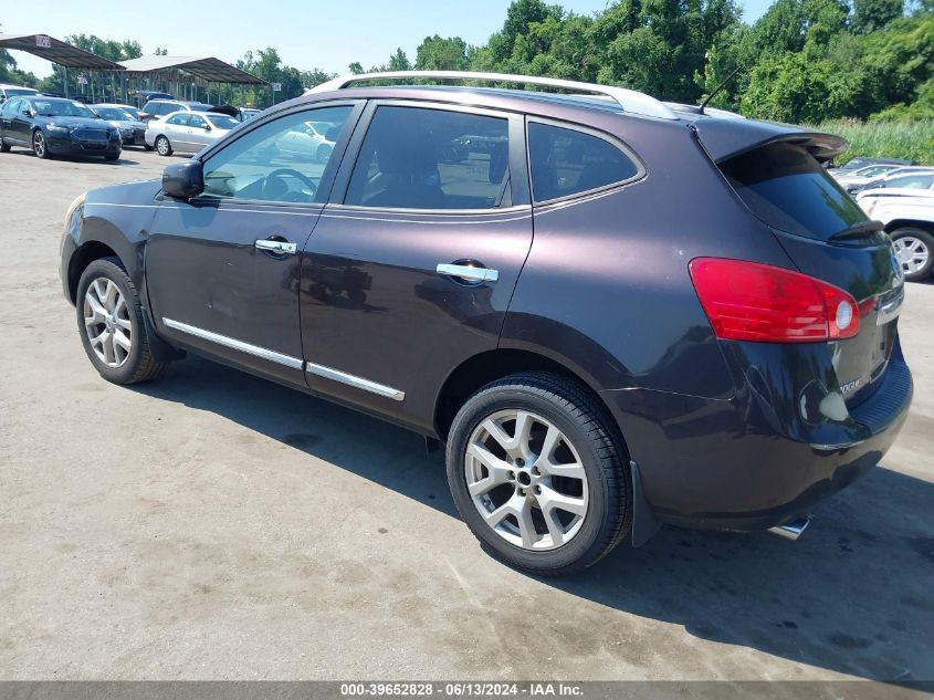 2013 Nissan Rogue Sv W/Sl Pkg VIN: JN8AS5MV5DW614454 Lot: 39652828