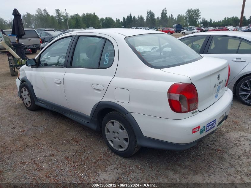 2001 Toyota Echo VIN: JTDBT123410113996 Lot: 39652832