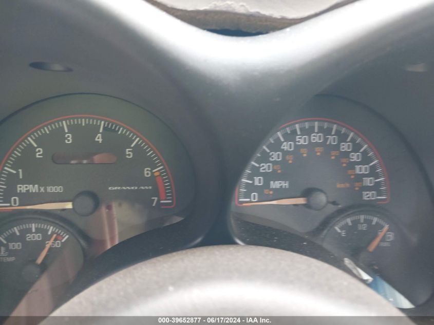 2003 Pontiac Grand Am Se VIN: 1G2NE52F23C187707 Lot: 39652877