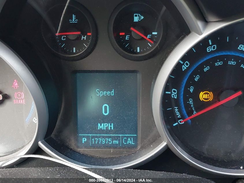 2012 Chevrolet Cruze 1Lt VIN: 1G1PF5SC9C7288140 Lot: 39652913