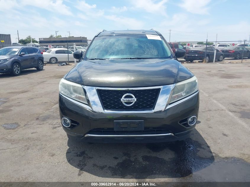 2015 Nissan Pathfinder Sl VIN: 5N1AR2MN0FC714239 Lot: 39652914
