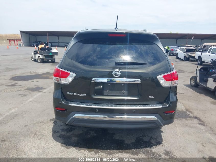 2015 Nissan Pathfinder Sl VIN: 5N1AR2MN0FC714239 Lot: 39652914