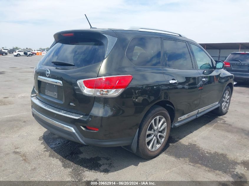 2015 Nissan Pathfinder Sl VIN: 5N1AR2MN0FC714239 Lot: 39652914
