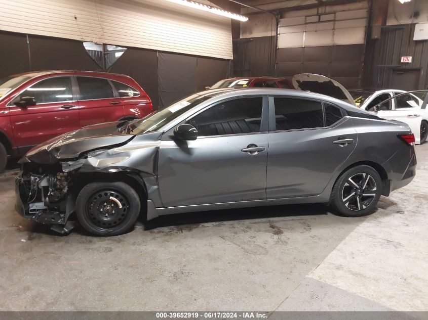 2024 Nissan Sentra Sv Xtronic Cvt VIN: 3N1AB8CV2RY262385 Lot: 39652919