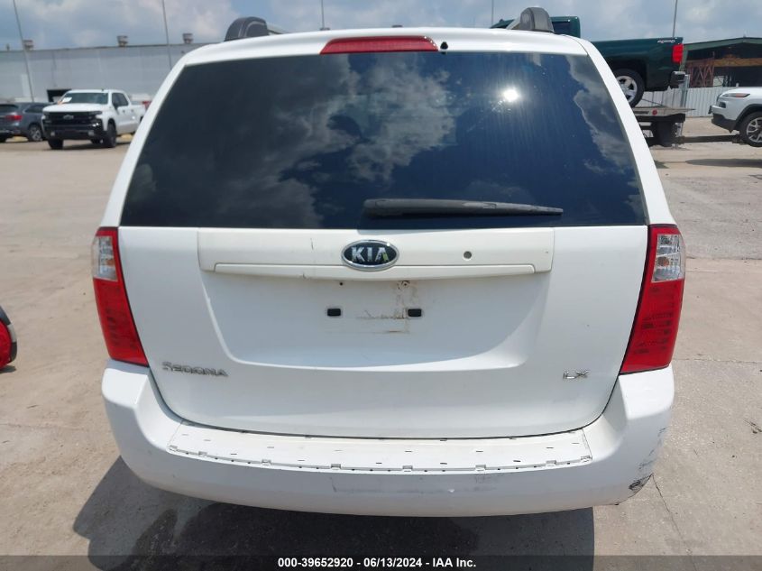 2008 Kia Sedona Lx VIN: KNDMB233686243060 Lot: 39652920