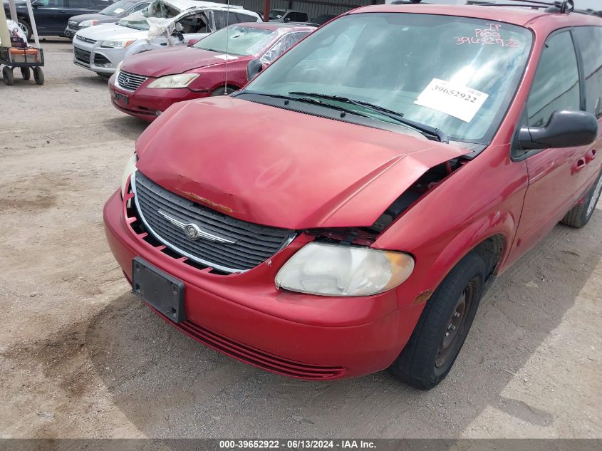 2004 Chrysler Town & Country Lx VIN: 2C4GP44R64R617537 Lot: 39652922