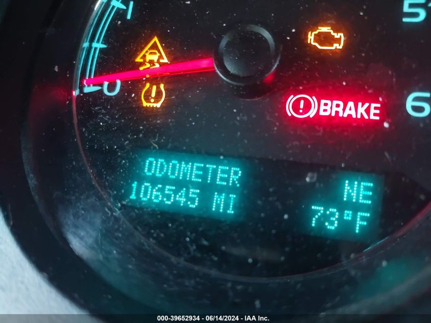 2011 Chevrolet Tahoe Ltz VIN: 1GNSKCE07BR343553 Lot: 39652934