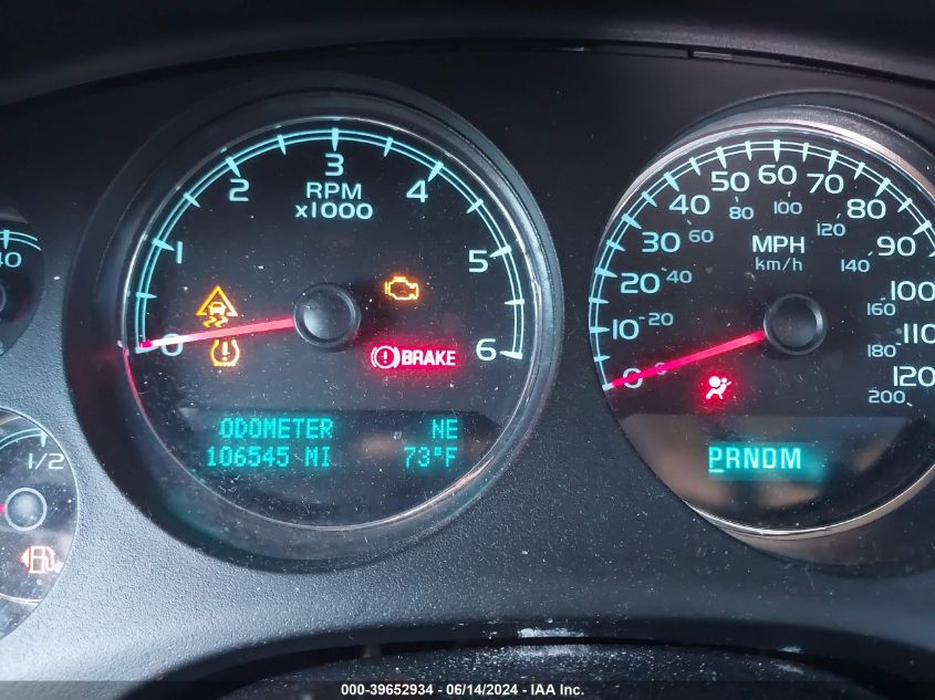 2011 Chevrolet Tahoe Ltz VIN: 1GNSKCE07BR343553 Lot: 39652934