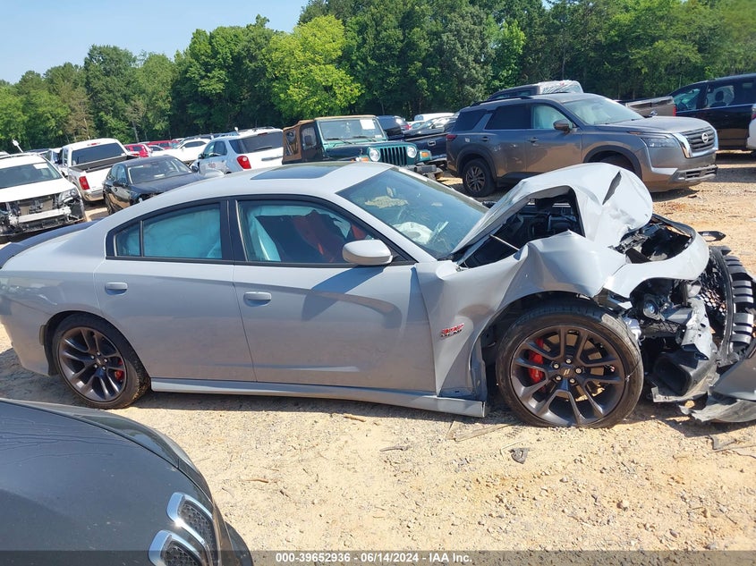 2022 Dodge Charger Scat Pack VIN: 2C3CDXGJ3NH123016 Lot: 39652936