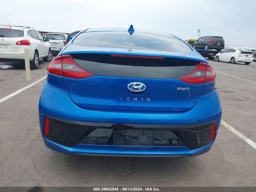 2018 Hyundai Ioniq Plug-In Hybrid Limited VIN: KMHC75LD0JU076246 Lot: 39652945