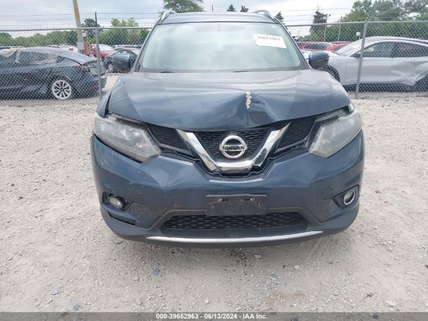 2016 Nissan Rogue Sv VIN: 5N1AT2MV4GC856726 Lot: 39652963