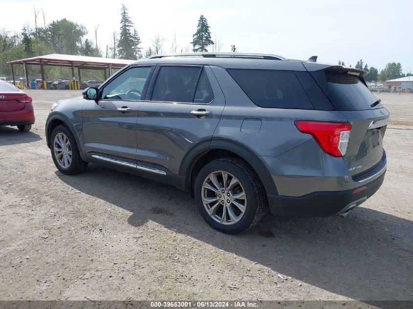 2021 Ford Explorer Limited VIN: 1FMSK8FH5MGA85585 Lot: 39653001