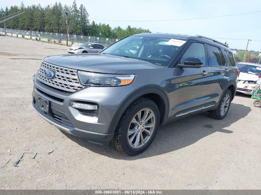 2021 Ford Explorer Limited VIN: 1FMSK8FH5MGA85585 Lot: 39653001