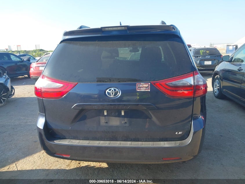 2020 Toyota Sienna Le VIN: 5TDKZ3DC1LS042747 Lot: 39653018