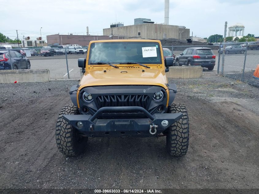 2014 Jeep Wrangler Sport VIN: 1C4AJWAG9EL287389 Lot: 39653033
