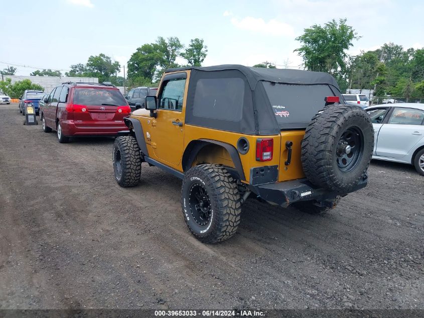 2014 Jeep Wrangler Sport VIN: 1C4AJWAG9EL287389 Lot: 39653033