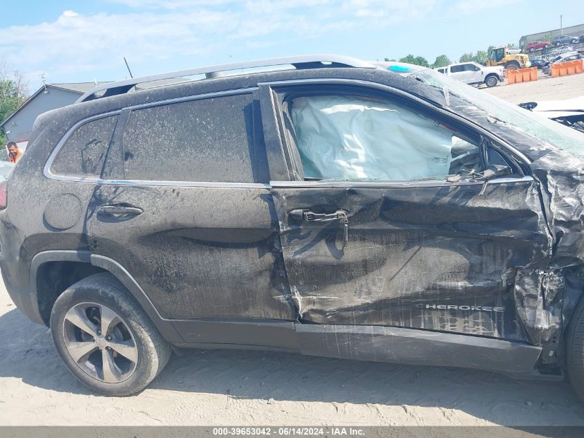 2019 Jeep Cherokee Limited Fwd VIN: 1C4PJLDB8KD461368 Lot: 39653042