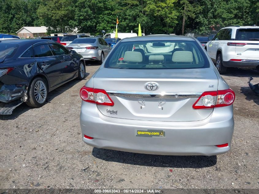 2011 Toyota Corolla Le VIN: JTDBU4EE2B9150604 Lot: 39653043
