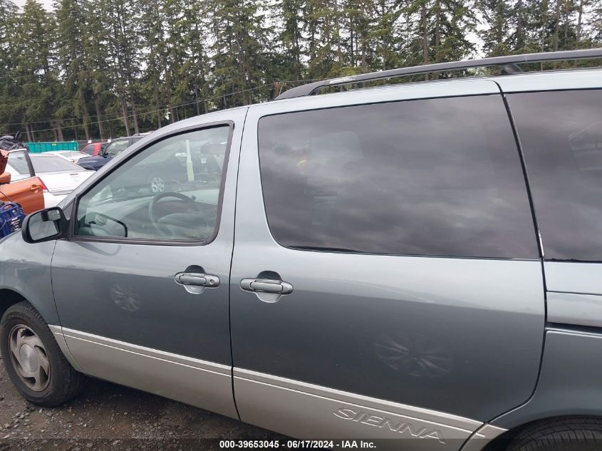 1999 Toyota Sienna Xle VIN: 4T3ZF13C5XU157160 Lot: 39653045